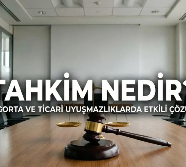 Tahkim Nedir? Sigorta ve Ticari Uyuşmazlıklarda Etkili Çözüm